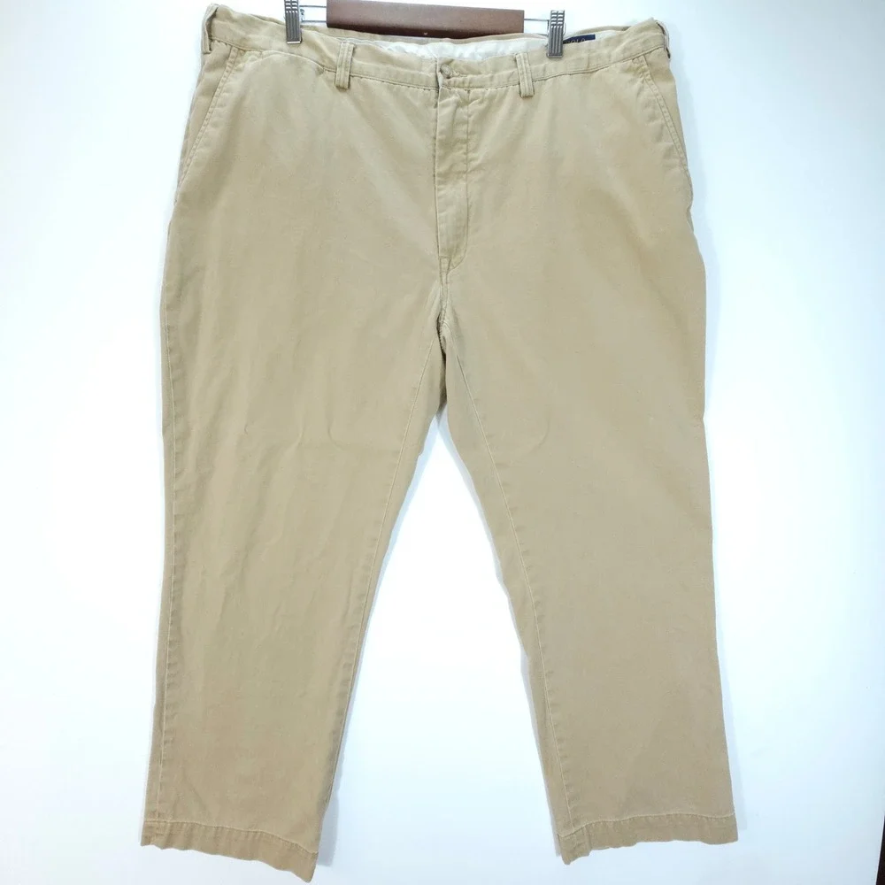 Polo Ralph Lauren Chino Pants Mens 44x30 Tan Classic Fit Cotton Streetwear